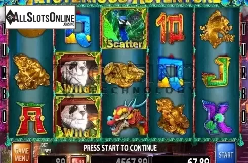 Screen2. Mysterious Adventure from Casino Technology