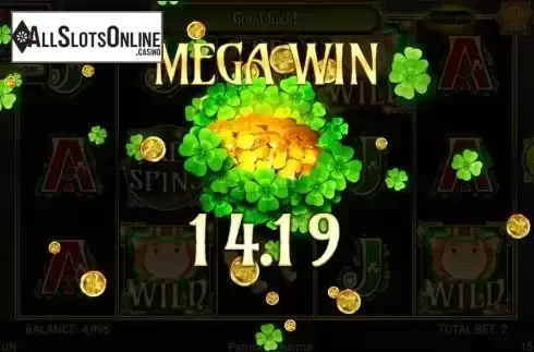 Mega Win screen