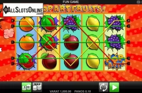 Paylines. Pop Art Fruits from Merkur