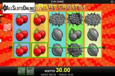 Win Screen 1. Pop Art Fruits from Merkur