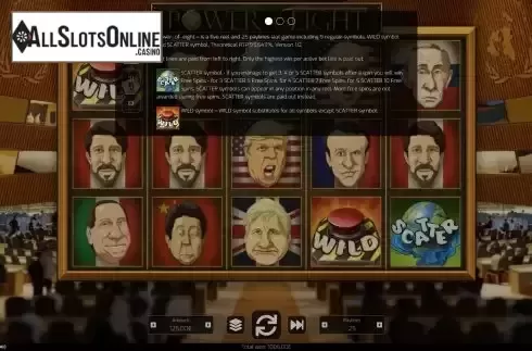 Features screen