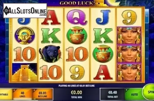 Reel Screen. Princess of the Amazon from IGT