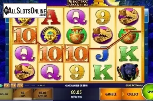 Win. Princess of the Amazon from IGT