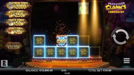 Professor Clank’s Combinator slot screenshot 2