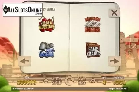 Paytable 2. Railroad Express from Magnet Gaming