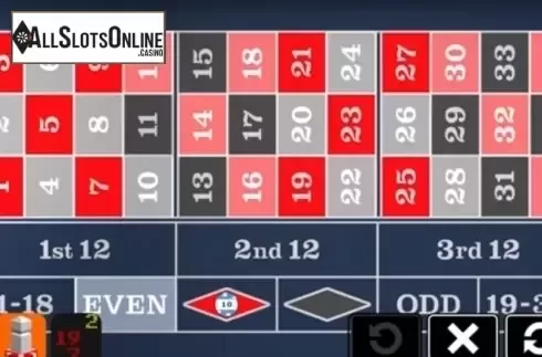 Reel screen. Realistic Roulette from Realistic