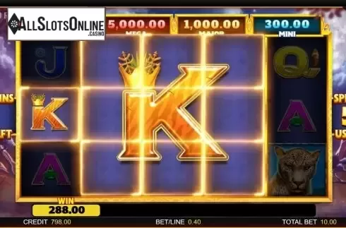 Win Screen 3. Rhino Rampage Lightning Spins from Blueprint