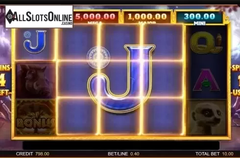 Win Screen 2. Rhino Rampage Lightning Spins from Blueprint
