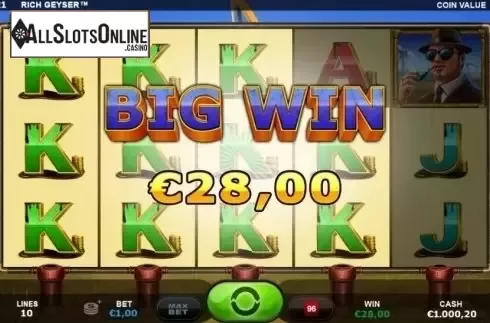 Big Win. Rich Geyser from Plank Gaming