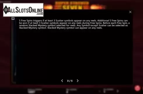 Bunus feature screen