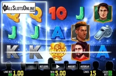 Wild win screen. Slot Cup from World Match