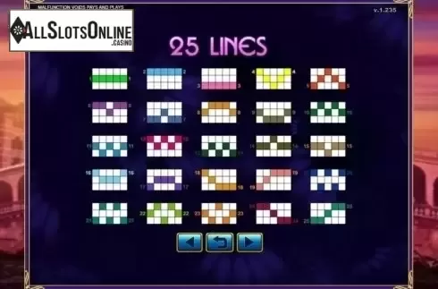 Paylines. Splendida Venezia from GMW