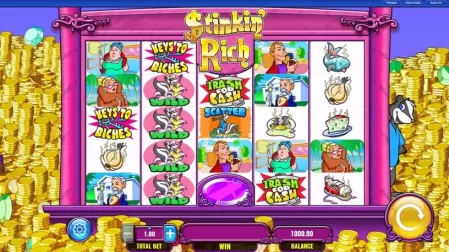 Stinkin' Rich slot screenshot 1