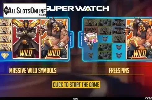 Intro screen
