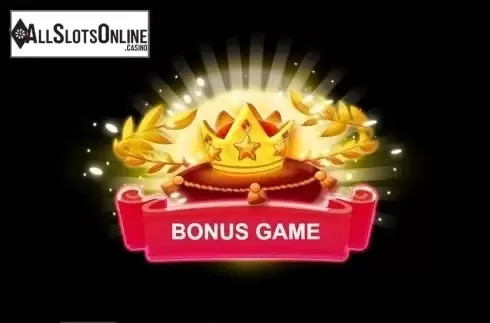 Intro bonus game screen. The White Snake from Triple Profits Games