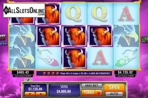 Win screen. Thunder Wings from AGS