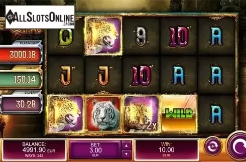 Wild win screen. Tiger Claws (Kalamba Games) from Kalamba Games