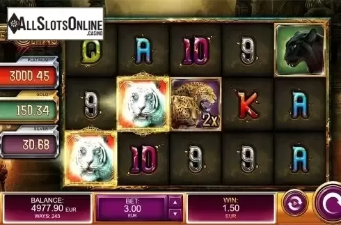 Win screen 4. Tiger Claws (Kalamba Games) from Kalamba Games