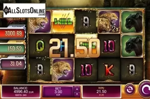 Wild win screen 2. Tiger Claws (Kalamba Games) from Kalamba Games