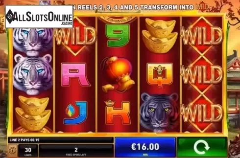 Free Spins 3. Tiger Stacks from Rarestone Gaming