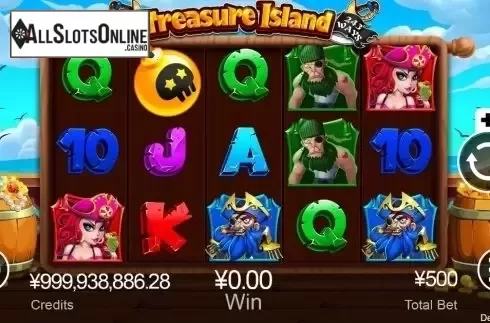 Reel Screen. Treasure Island (CQ9Gaming) from CQ9Gaming