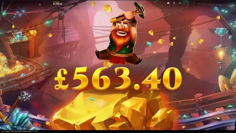 Treasure Mine Power Reels slot screenshot 6