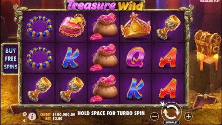 Treasure Wild slot screenshot 1