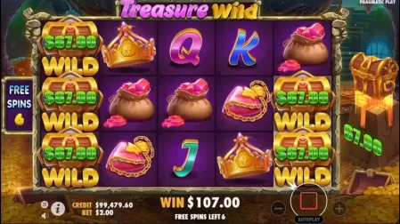 Treasure Wild slot screenshot 7