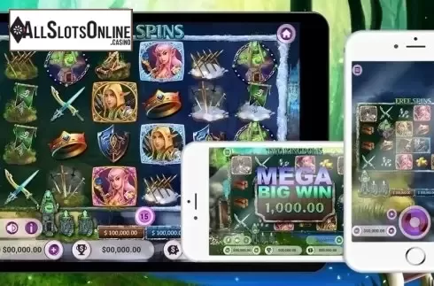 Game Workflow Mobil screen. Two Kingdoms from Spieldev