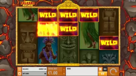 Volcano Riches slot screenshot 2