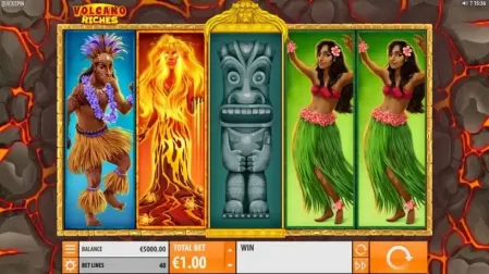 Volcano Riches slot screenshot 1