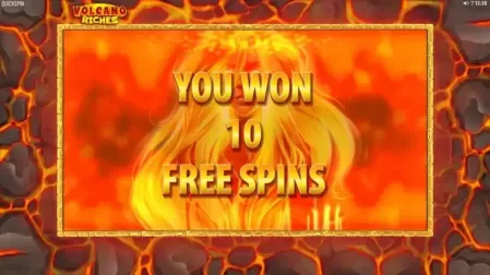 Volcano Riches slot screenshot 4