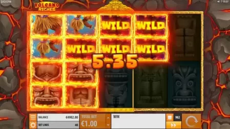 Volcano Riches slot screenshot 3