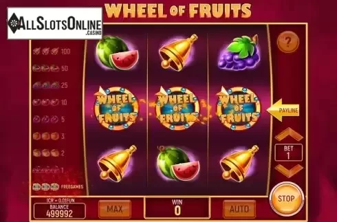 Free Spins screen