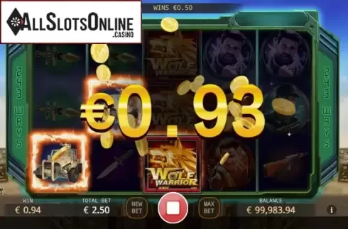 Win Screen 3. Wolf Warrior from KA Gaming