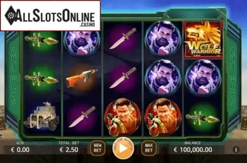 Reel Screen. Wolf Warrior from KA Gaming