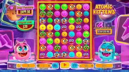 Atomic Kittens slot screenshot 1