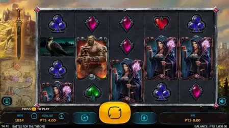 Battle for the Throne slot screenshot 1