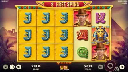 Books of Giza slot screenshot 5