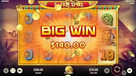 Books of Giza slot screenshot 6