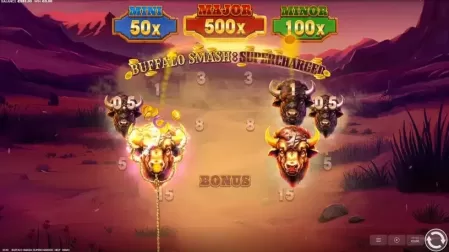 Buffalo Smash: Supercharged slot screenshot 4