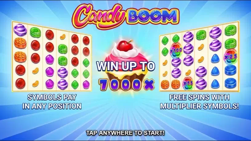 Candy Boom slot screenshot 1
