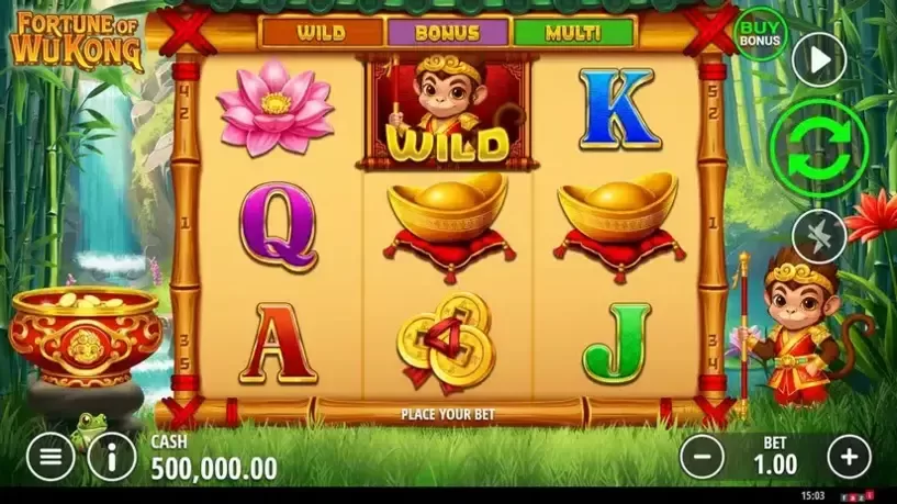 Fortune of Wu Kong slot screenshot