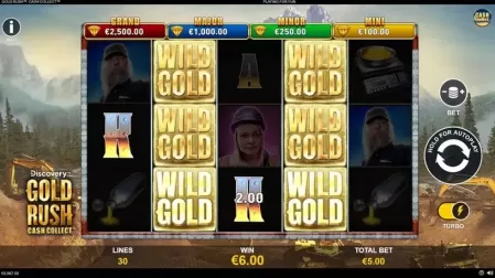 Gold Rush Cash Collect slot screenshot 4