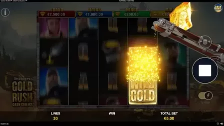 Gold Rush Cash Collect slot screenshot 2
