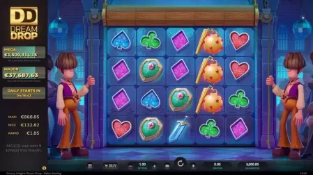 Groovy Knights Dream Drop slot screenshot 1