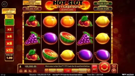 Hot Slot™: 777 Cash Out Grand Gold Edition slot screenshot 1