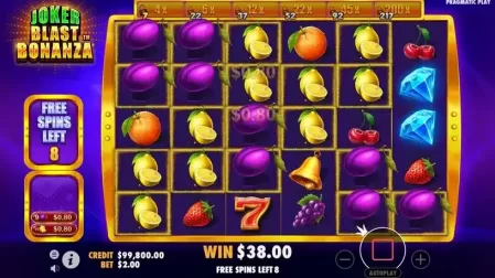 Joker Blast Bonanza slot screenshot 6
