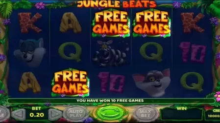Jungle Beats slot screenshot 3