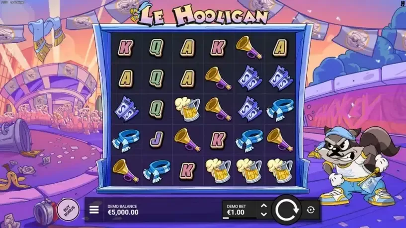 Le Hooligan slot screenshot 